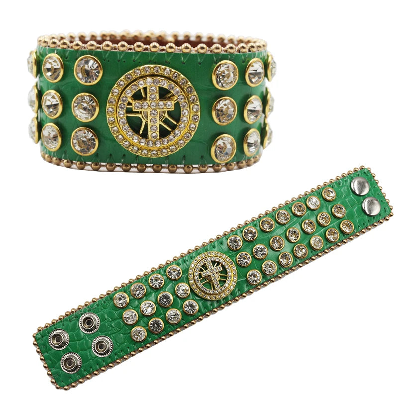 Decompression Rhinestone Bracelet