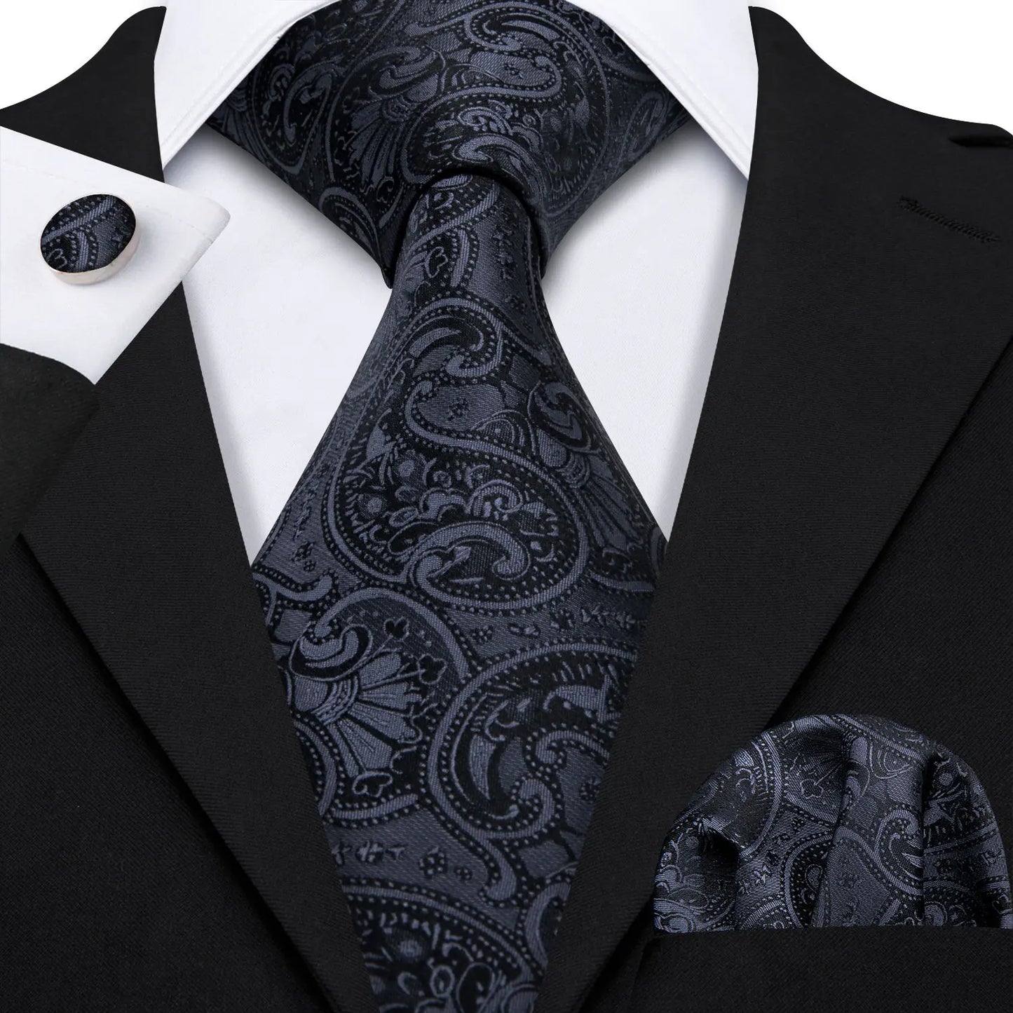 Jacquard Silk Men's Tie Set