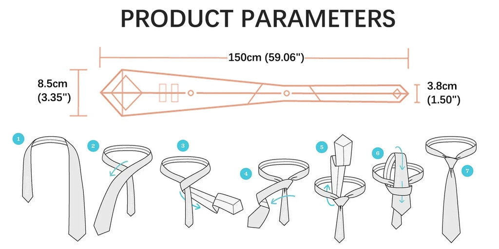 Jacquard Silk Men's Tie Set