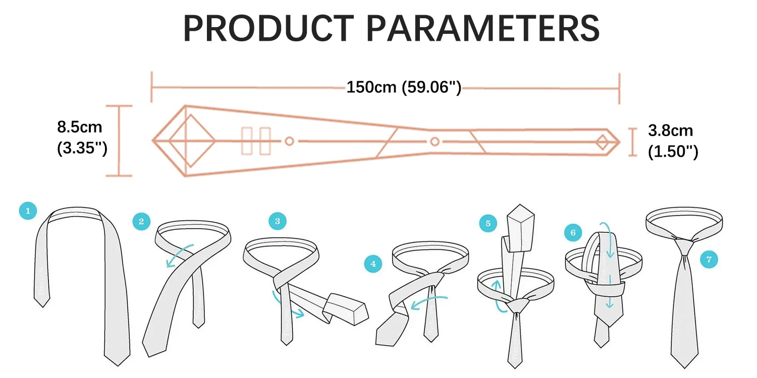 Jacquard Silk Men's Tie Set