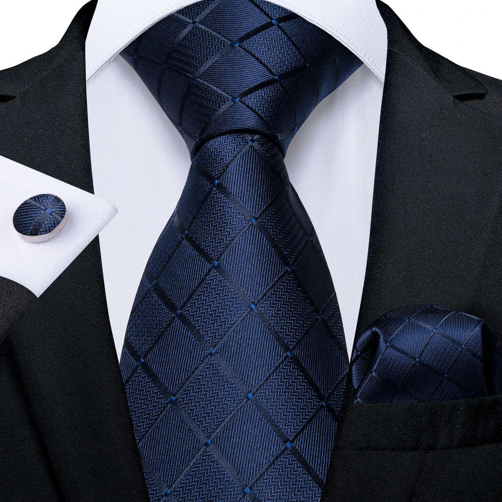 Men's Royal Blue Tie Set