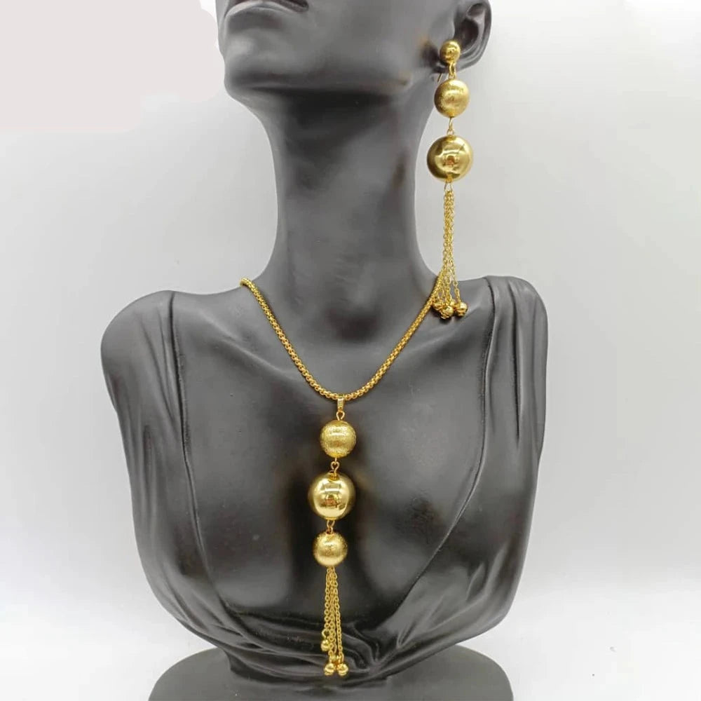 Luxury Gold Jewelry Set