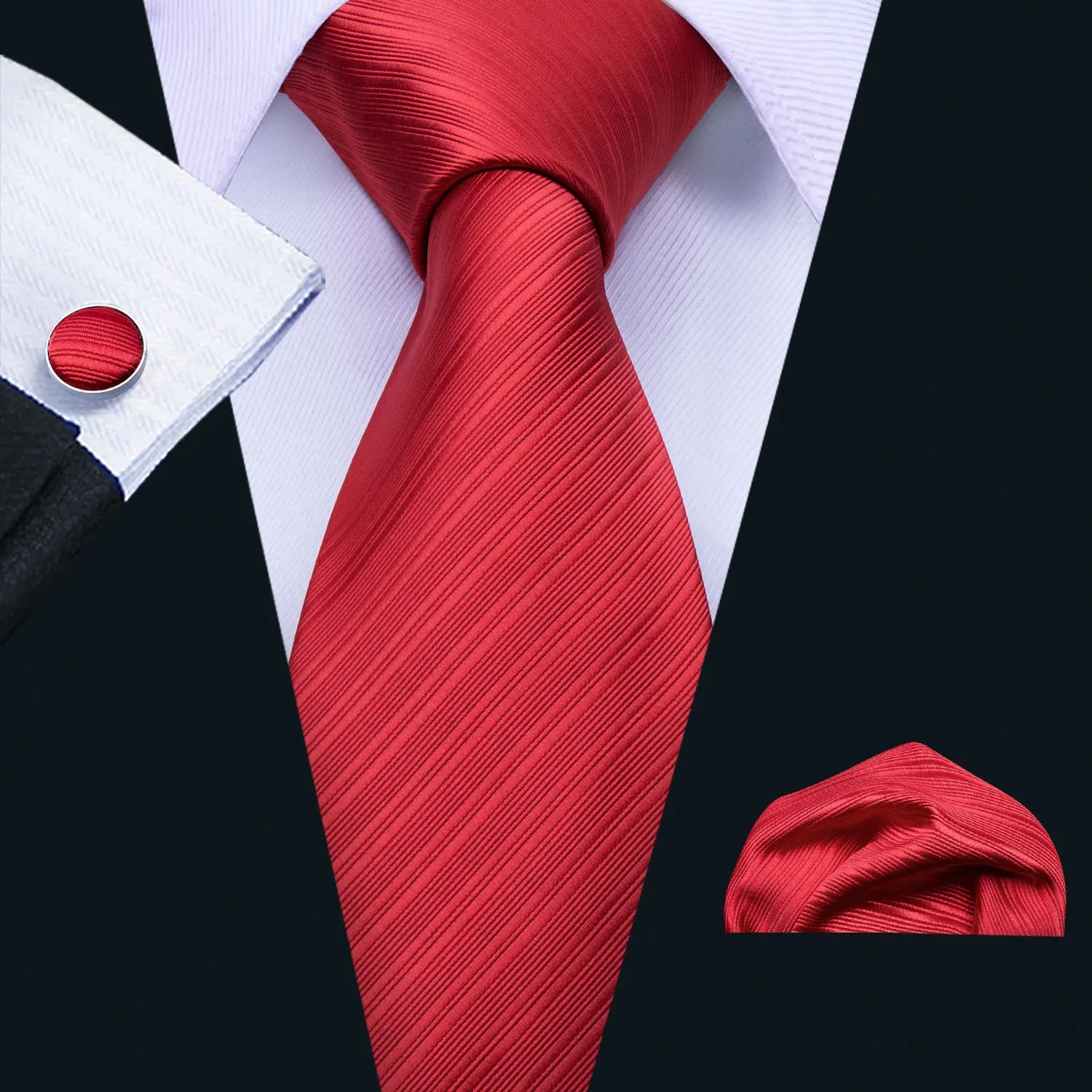 Exquisite Fashion Silk Men Tie Set