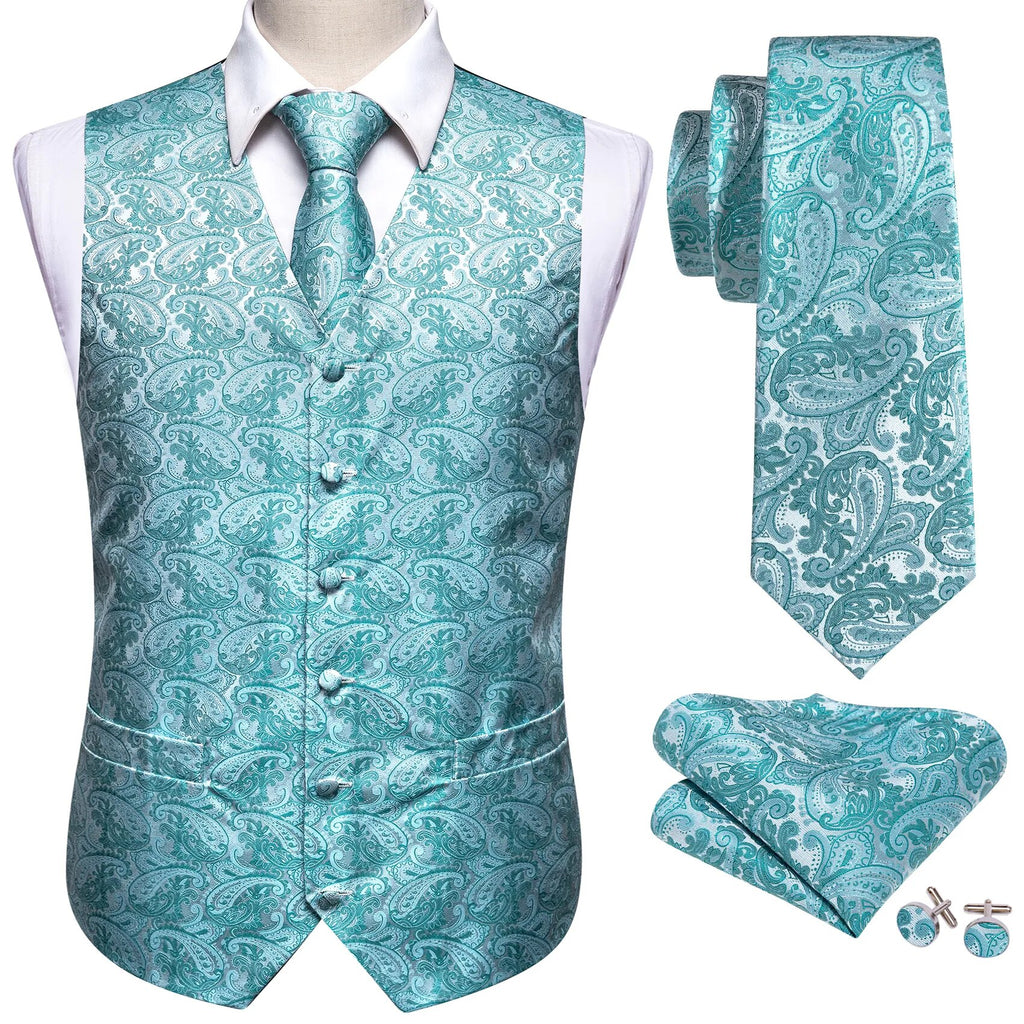 Silk Waistcoat Vest Set