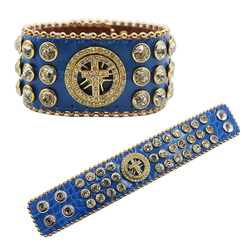 Decompression Rhinestone Bracelet