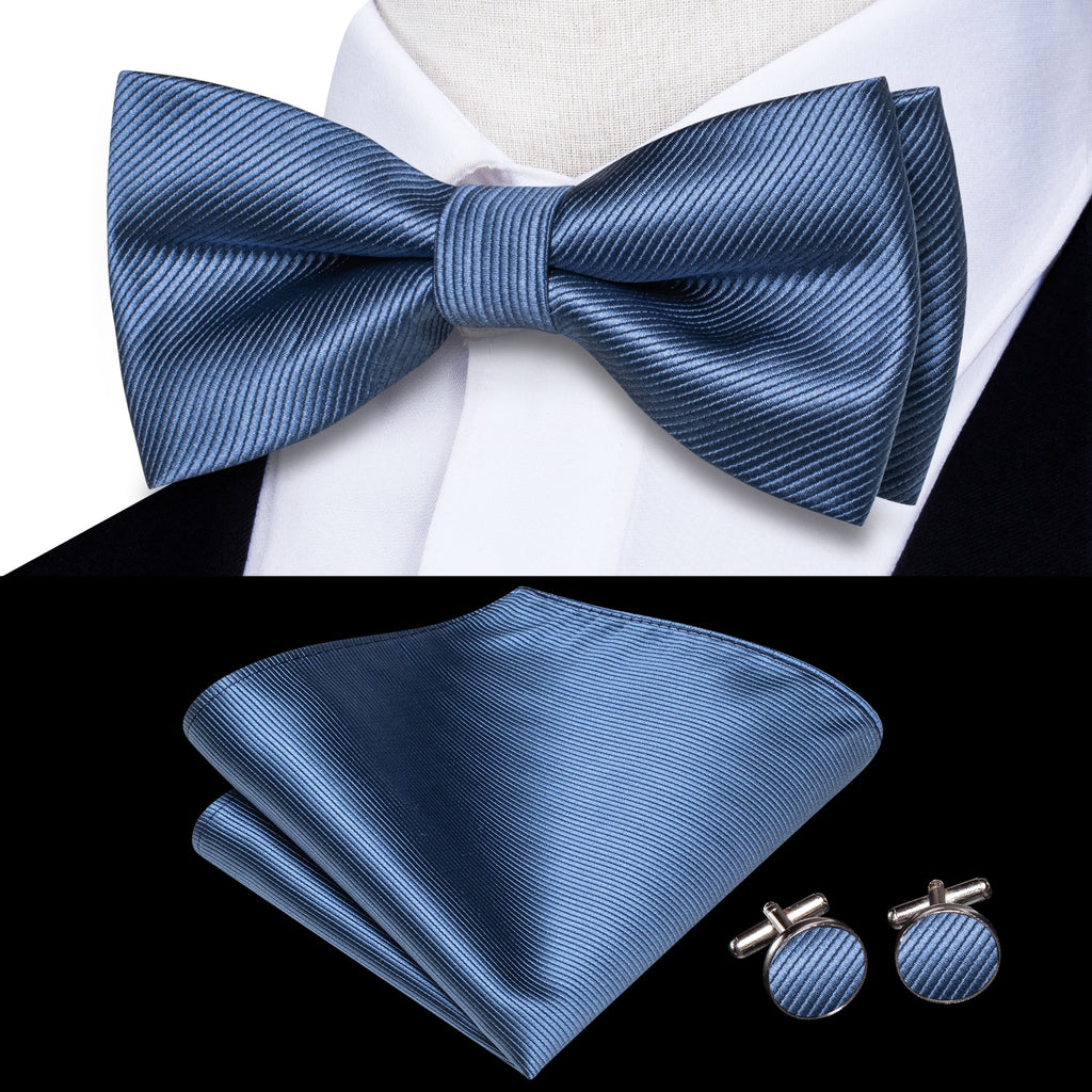 Bowtie Jacquard Adult Bow Tie Set