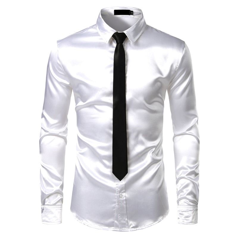 Silk Dress Shirt Tie Set