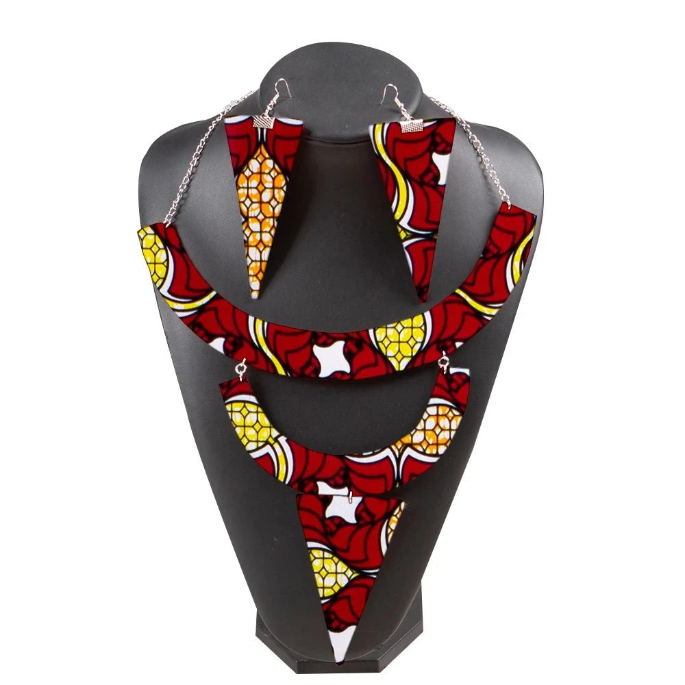 African Women Big Pendant Necklace