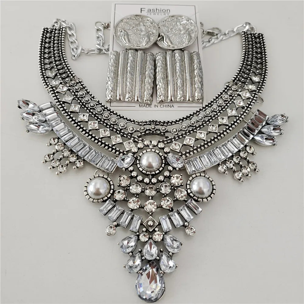 Vintage Statement Metal Jewelry Sets