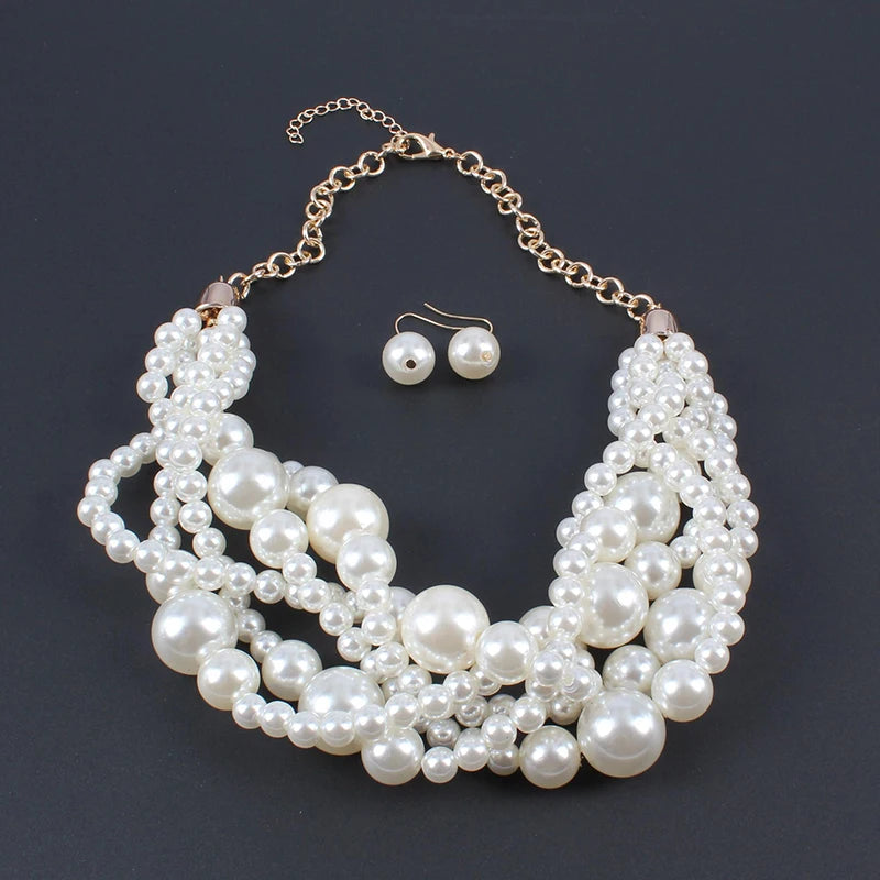 Multi-Layer Beads Winding Necklace