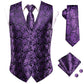 Silk Men's Vests Tie Set