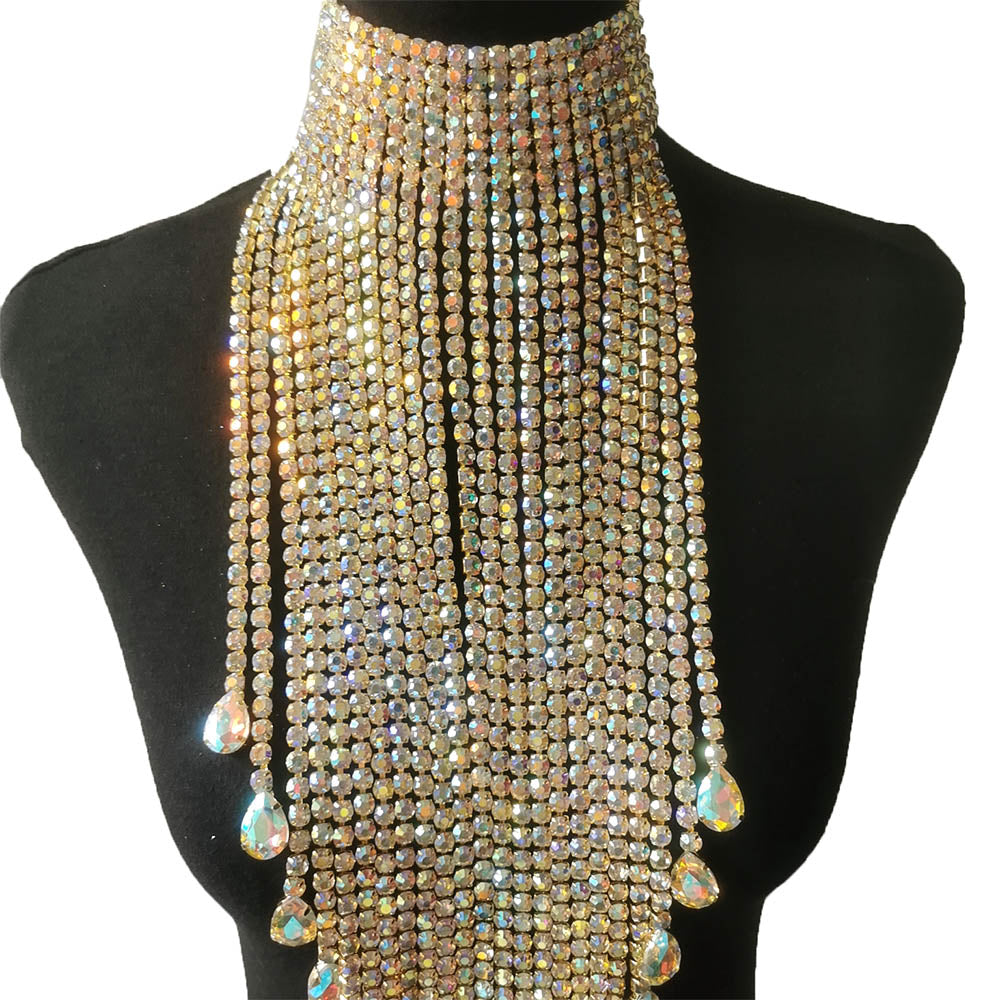 Elegant Long Tassel Women Necklace