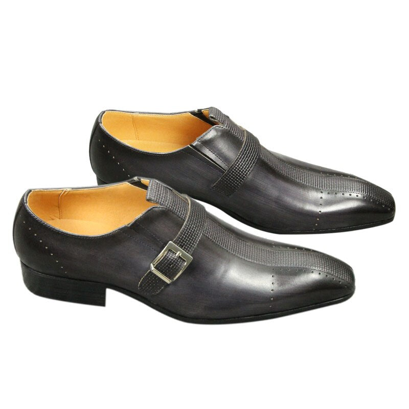 Buckle Formal Oxford Shoes