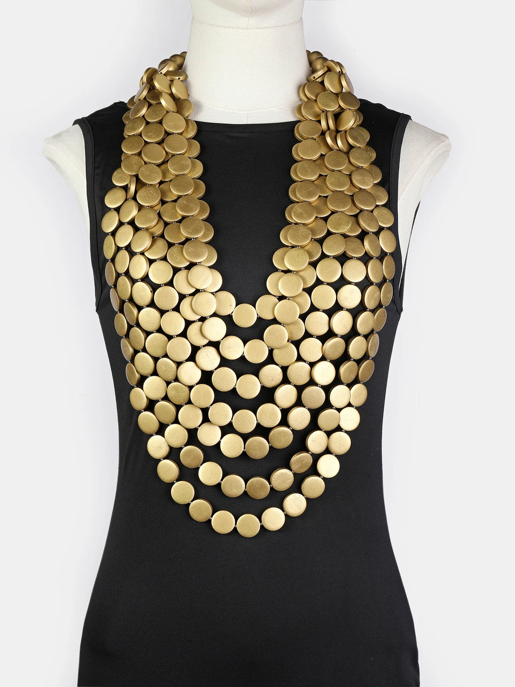 Wooden Chips African Necklace