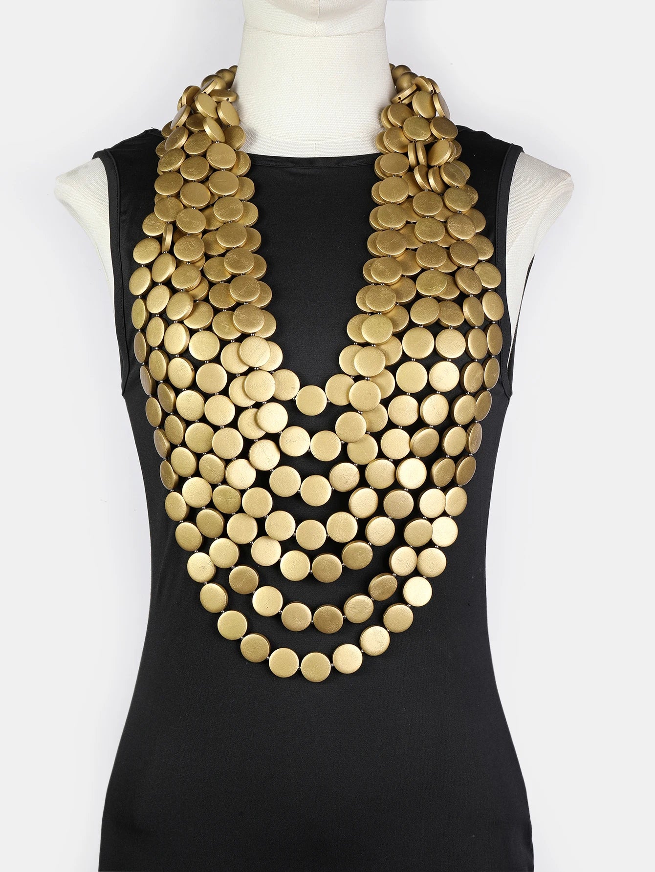 Wooden Chips African Necklace