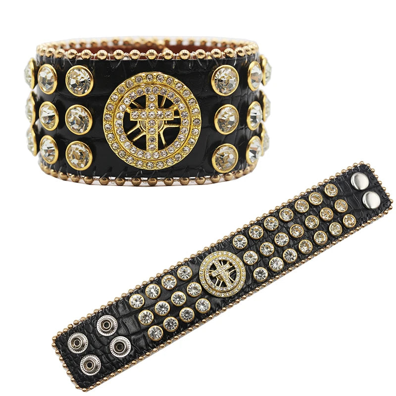 Decompression Rhinestone Bracelet