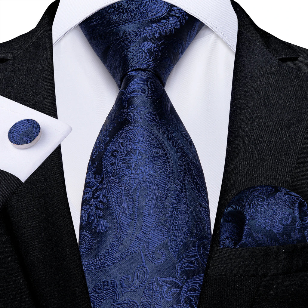 Men's Royal Blue Tie Set