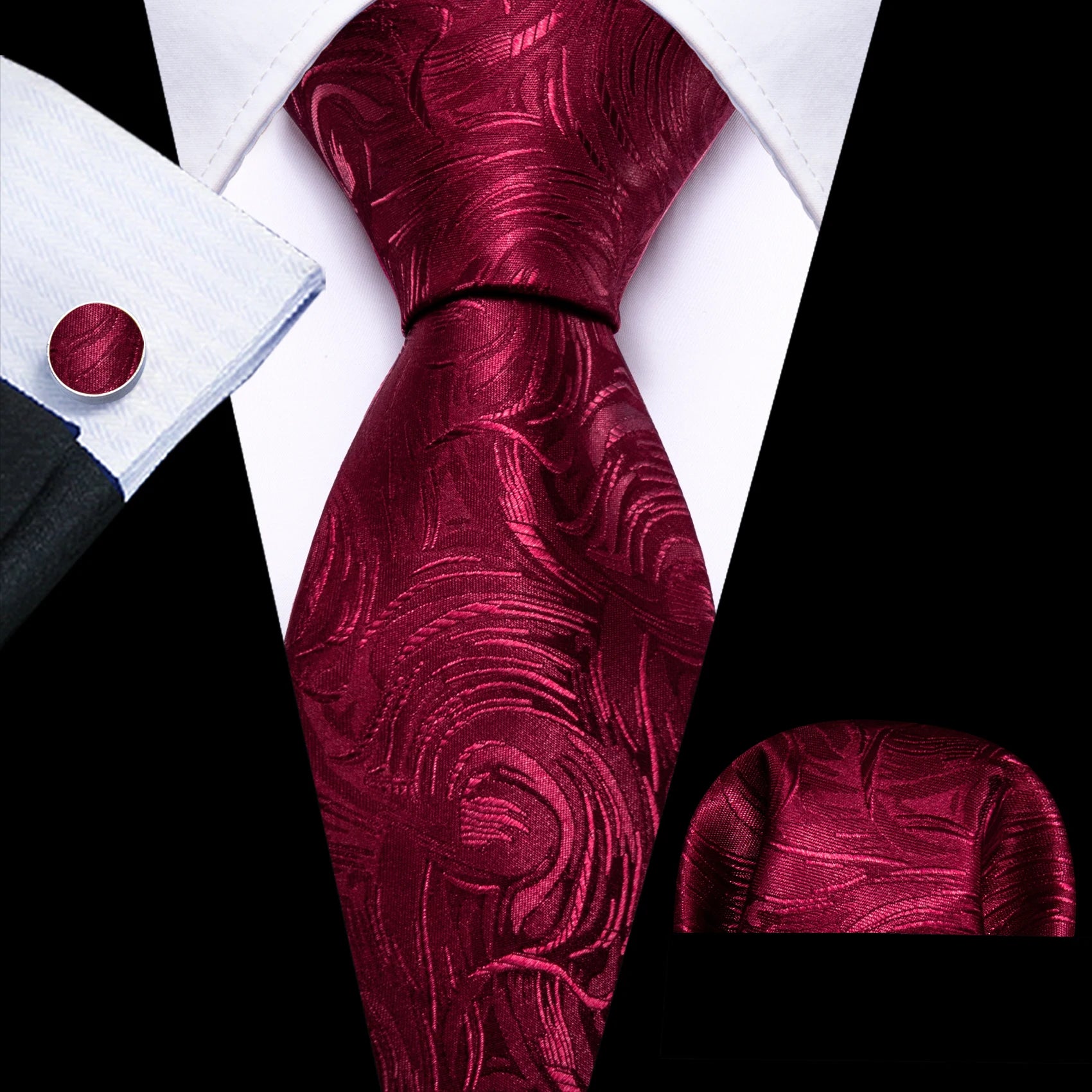 Exquisite Fashion Silk Men Tie Set