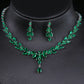 Emerald Bridal Jewelry Sets