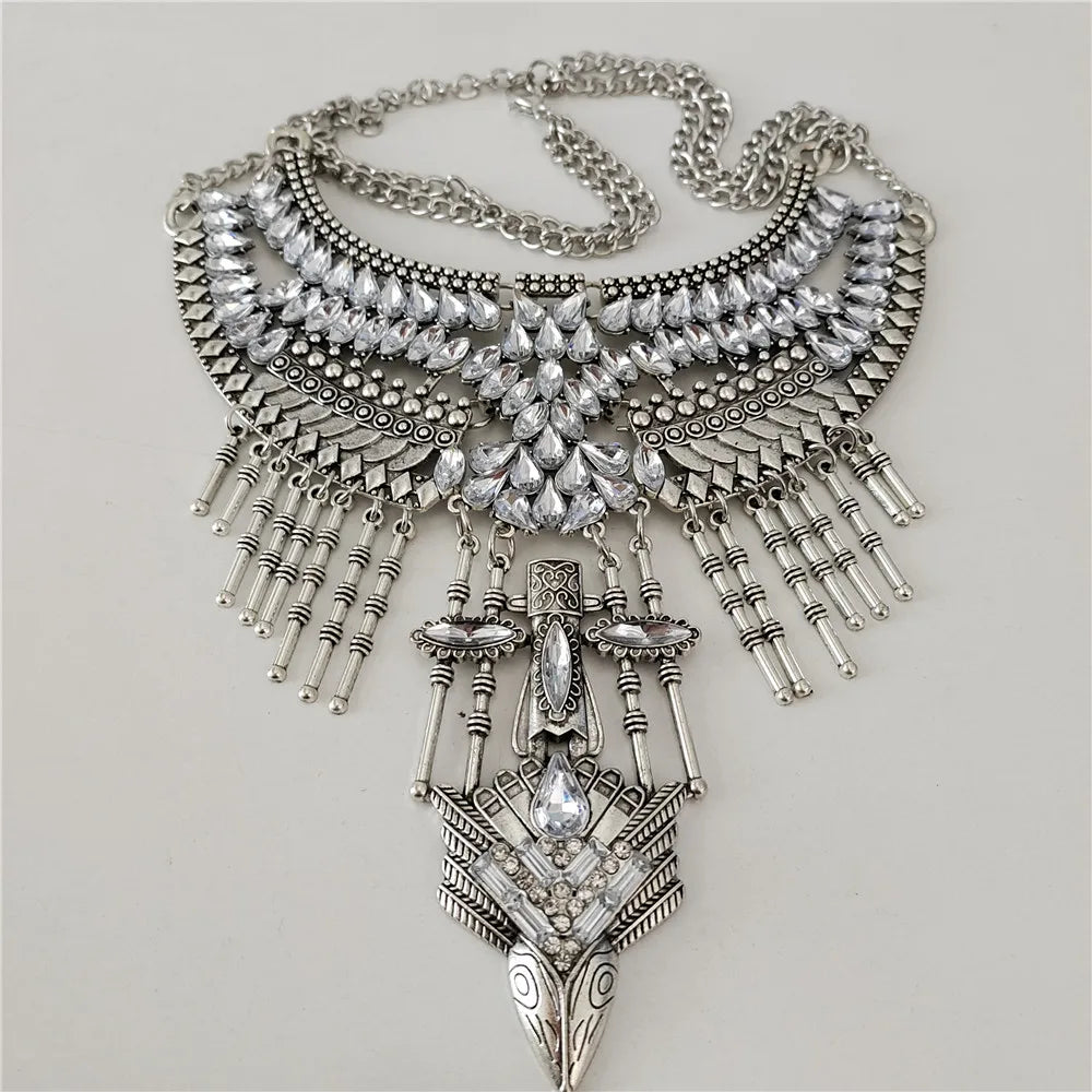 Indian Vintage Necklace Earrings Set