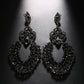 Exaggerated Large Rhinestone Earrings