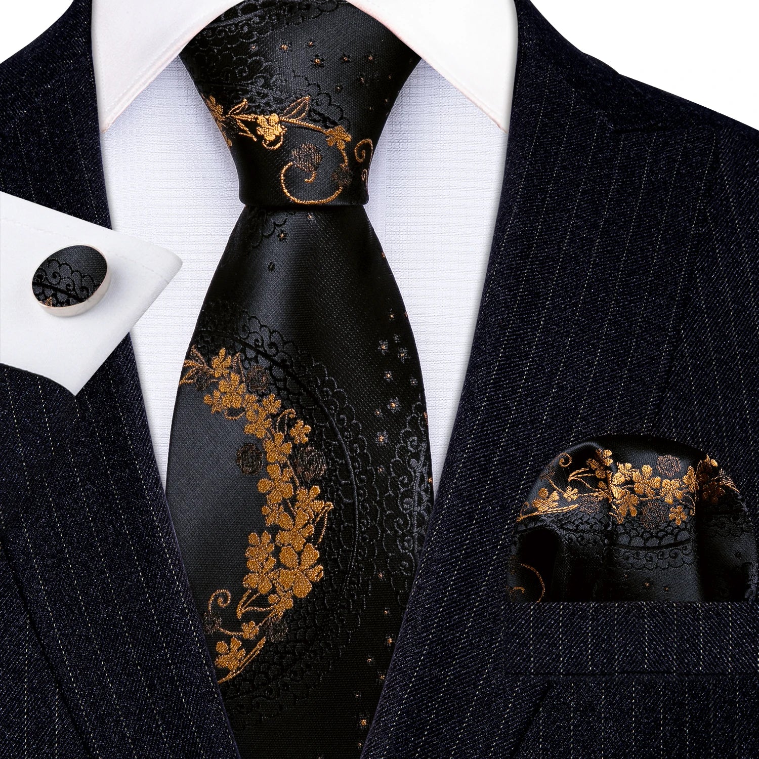 Jacquard Silk Men's Tie Set
