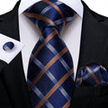 Men's Royal Blue Tie Set