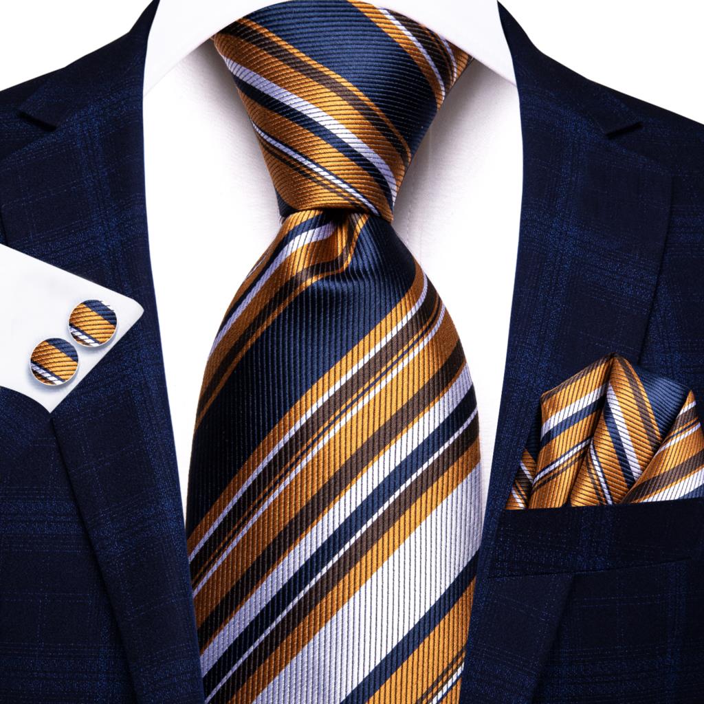 Regal Striped Silk Tie