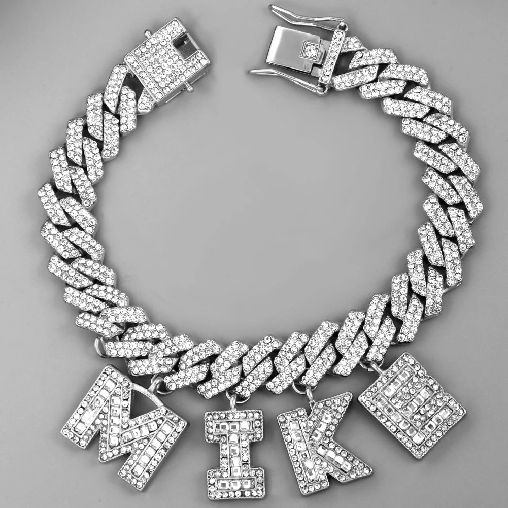 Hip Hop Name Letter Anklet