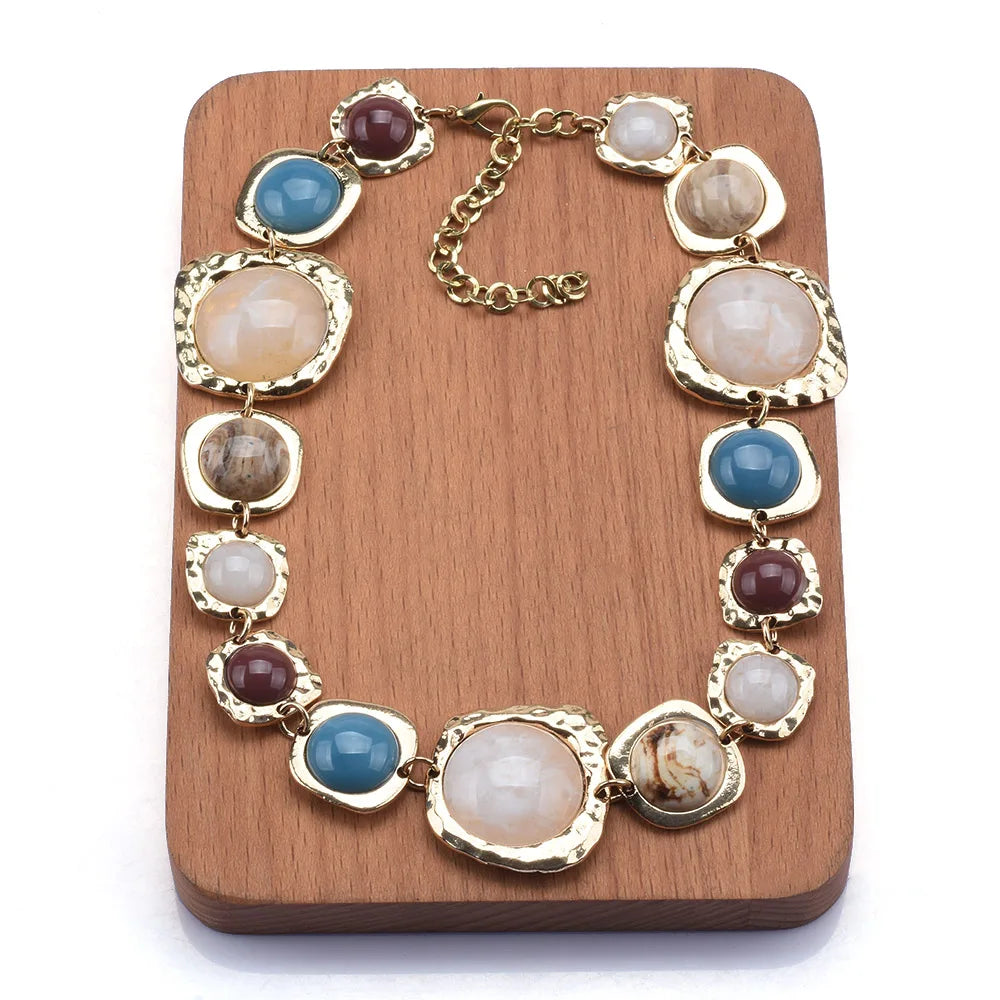 Resin Stone Jewelry Sets