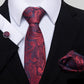 Solid Jacquard Tie Set