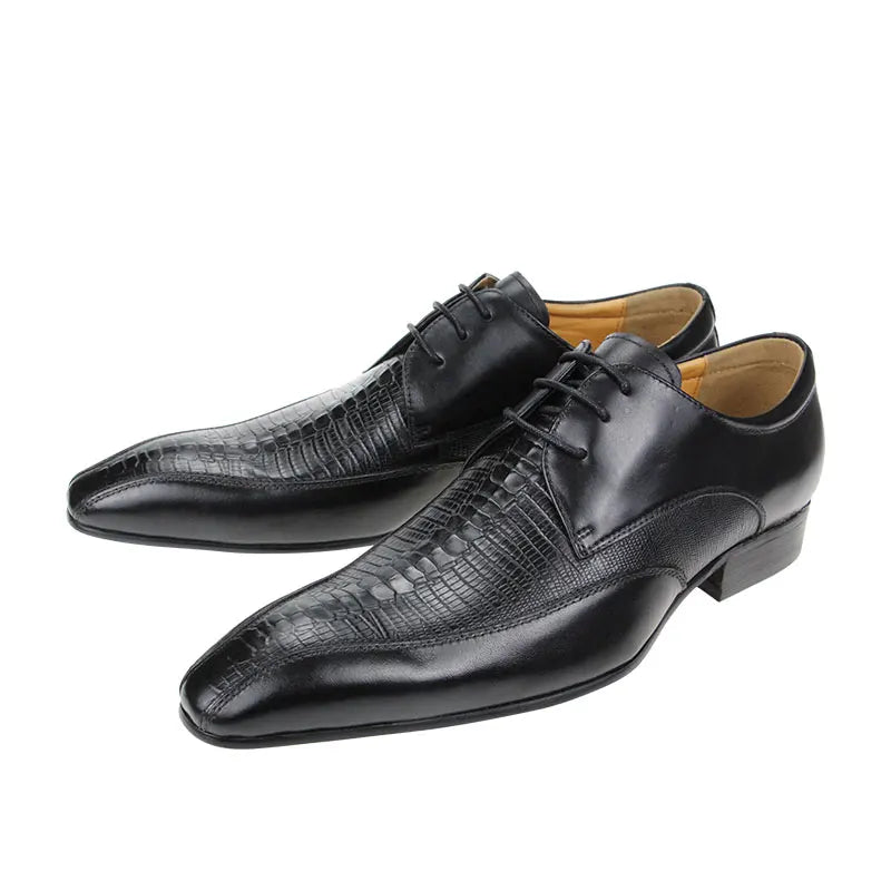 Derby Leather Wedding Shoes