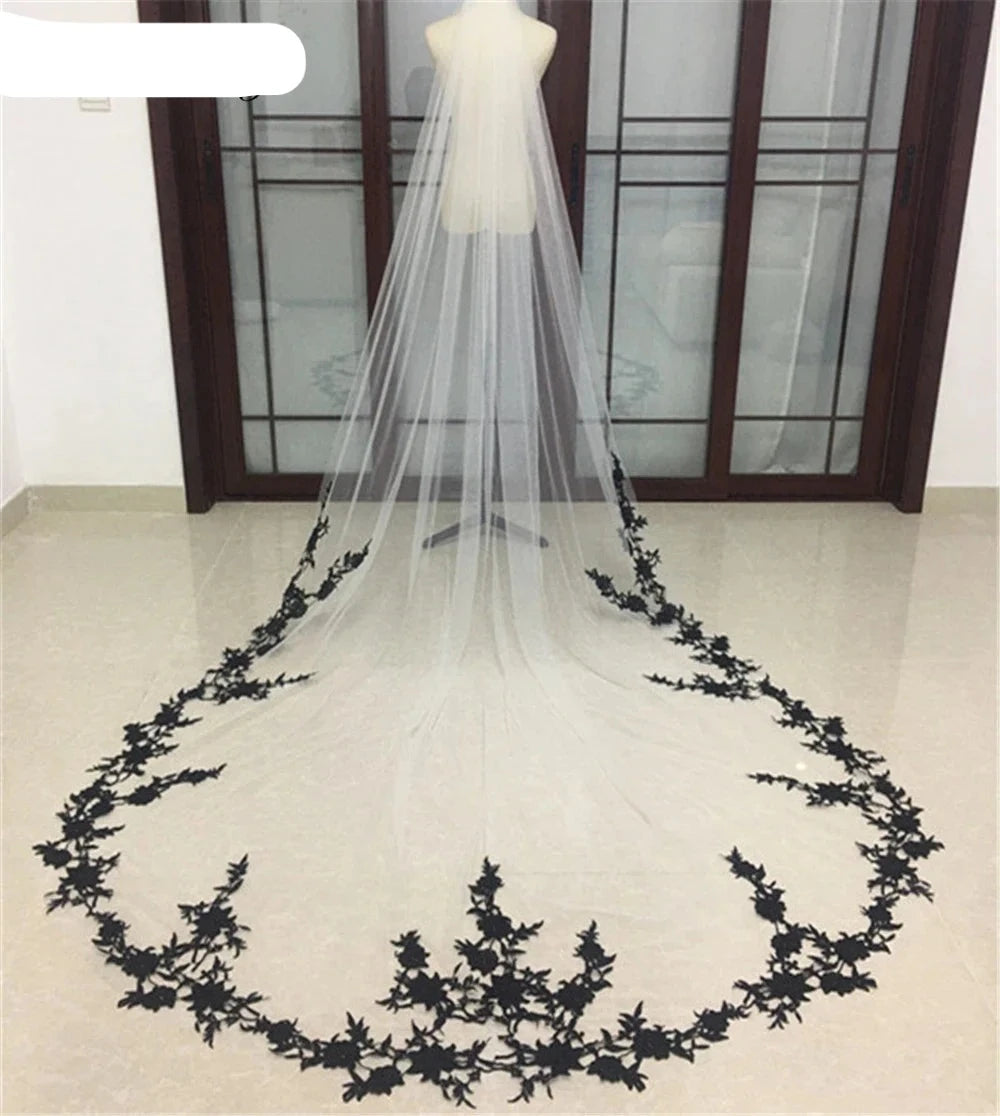 Floral Wedding Veil