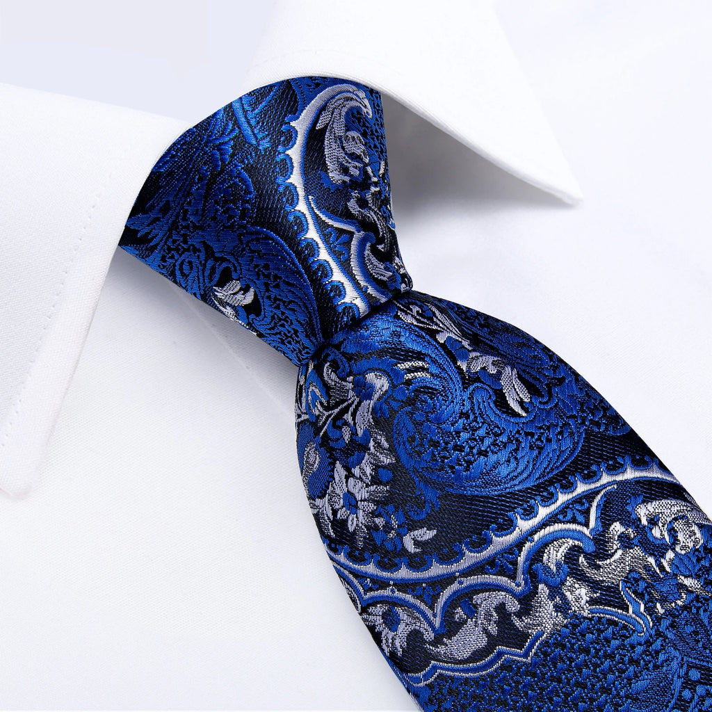 Men's Royal Blue Tie Set