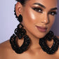 Exaggerated Large Rhinestone Earrings