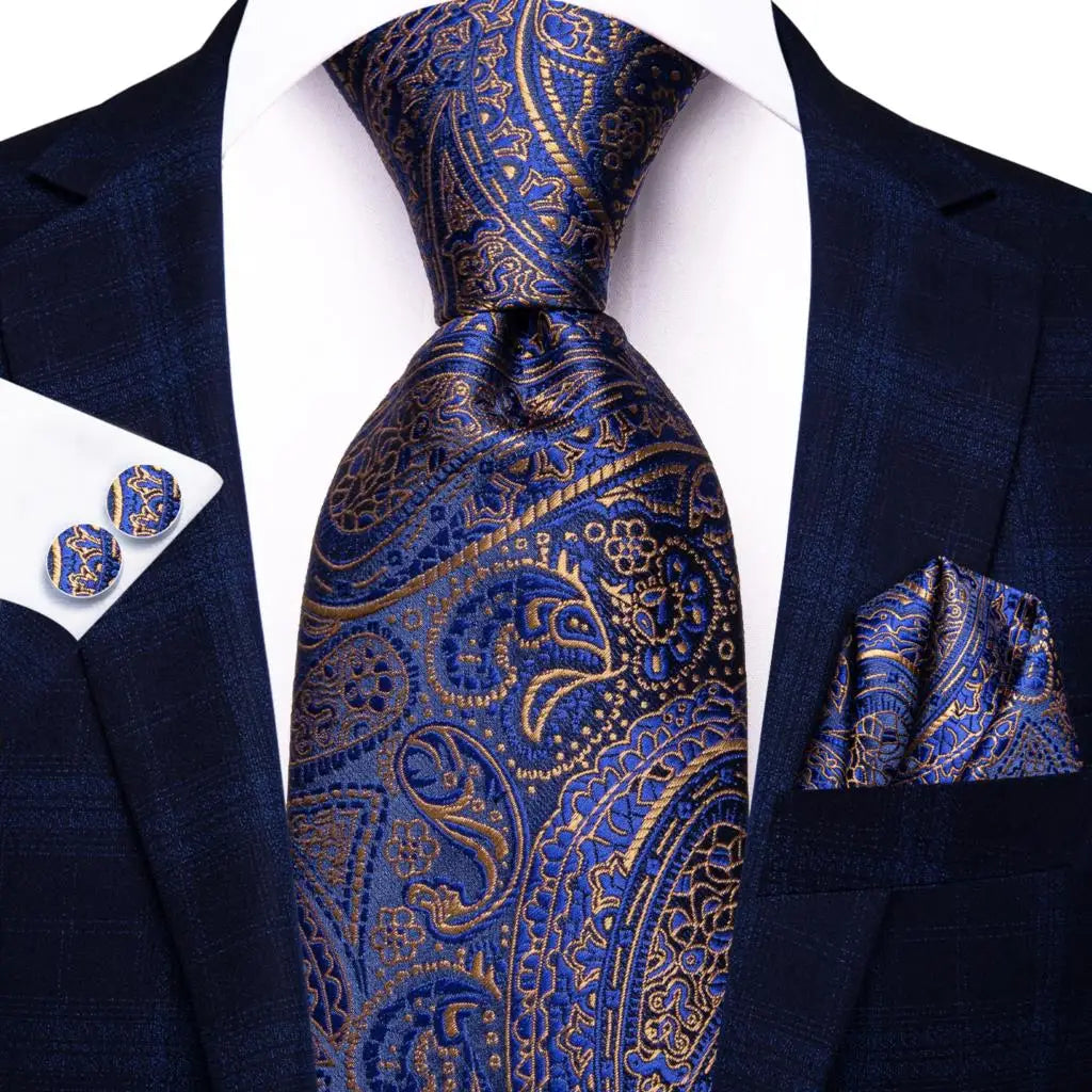 Red Purple Paisley Men's Ties