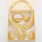 Italy Fashion Gold Color Jewelry Set