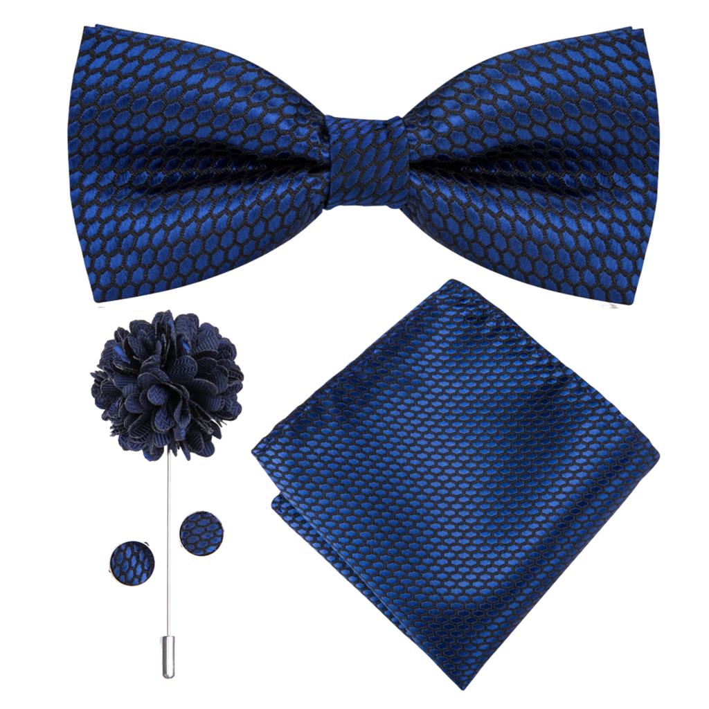 Butterfly Silk Tie Bow Tie Set