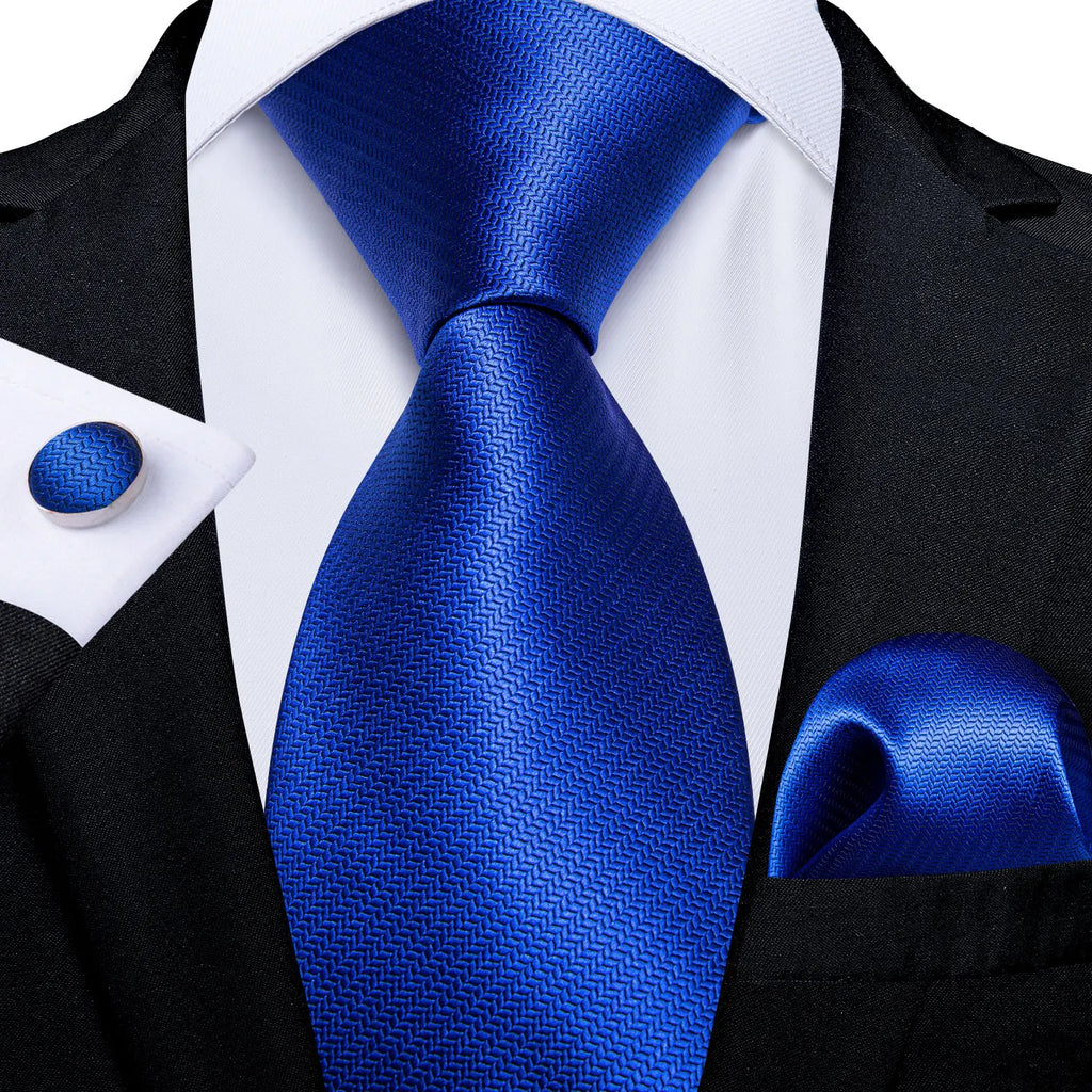 Men's Royal Blue Tie Set