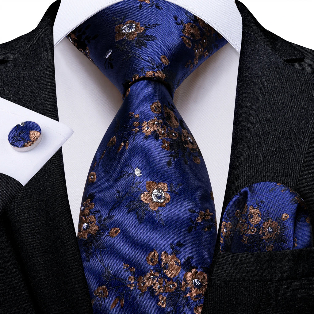 Men's Royal Blue Tie Set