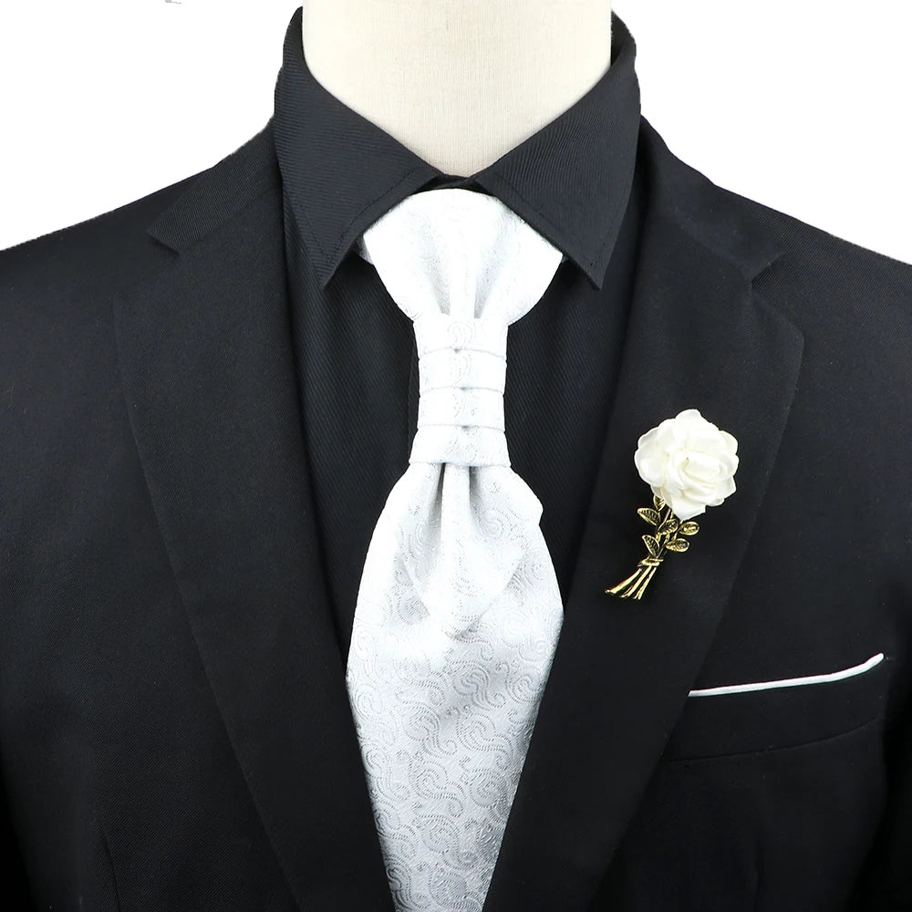 Paisley Tie & Brooch Set