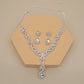Water Drop Crystal Jewelry Sets