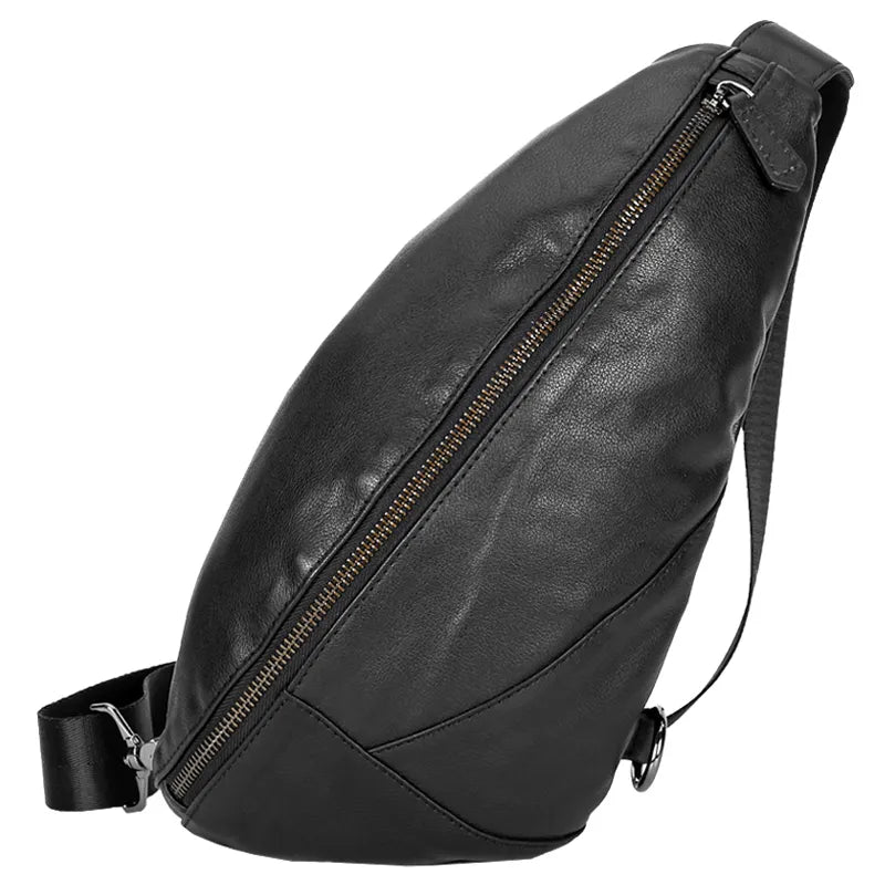 Genuine Leather Men's Chest Bag