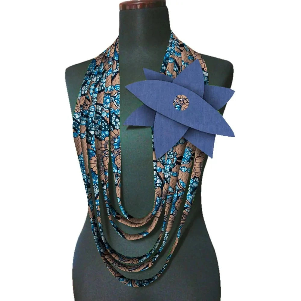 African Multi-strand Necklace