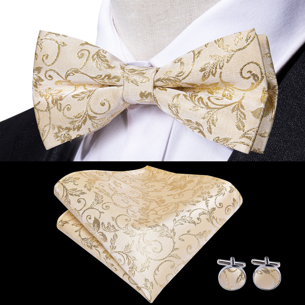 Bowtie Jacquard Adult Bow Tie Set