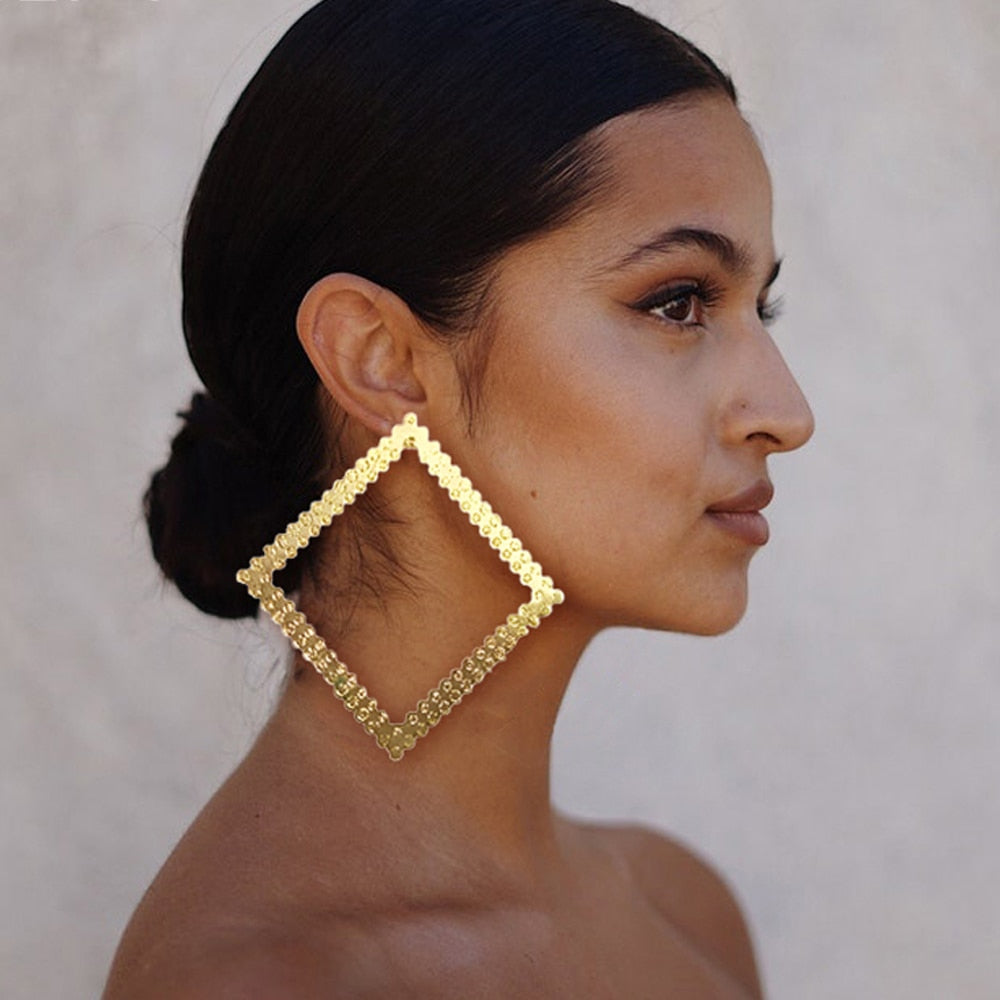 Geometric Oversized Earrings