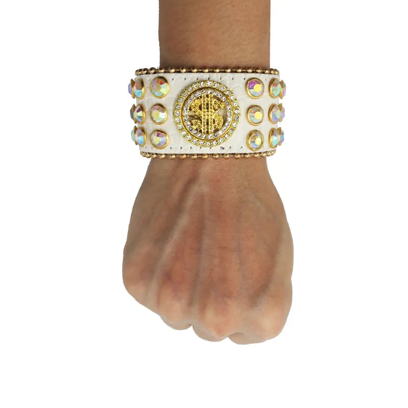 Decompression Rhinestone Bracelet