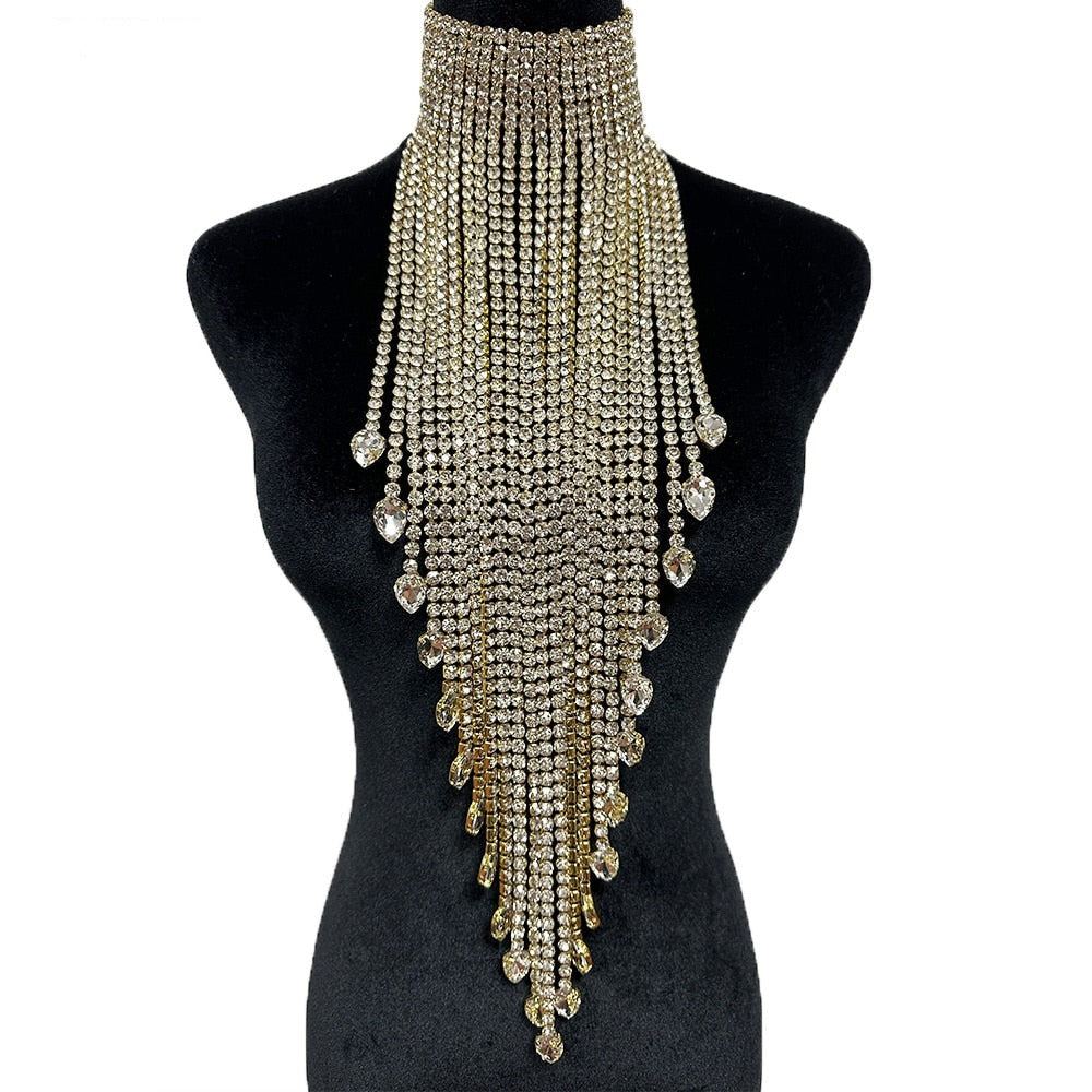 Elegant Long Tassel Women Necklace