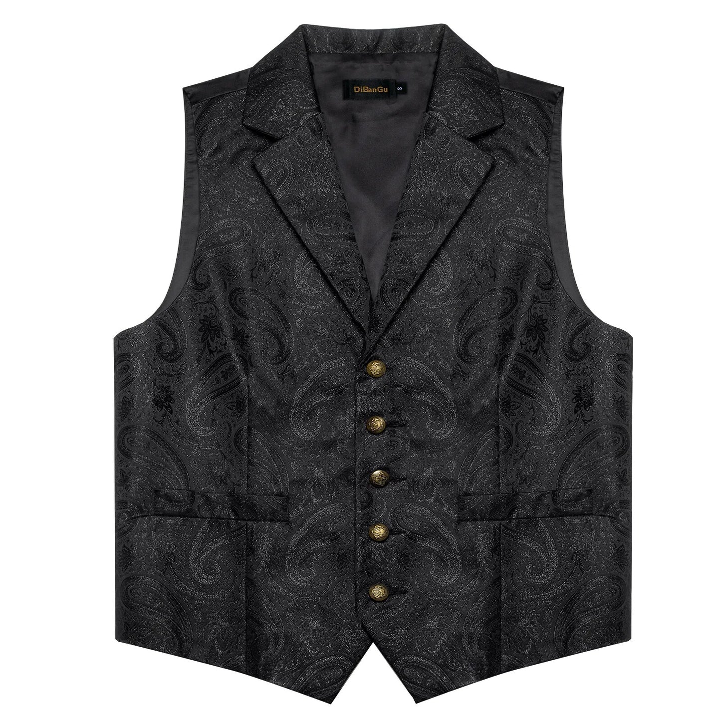 Luxury Paisley Silk Suit Vest