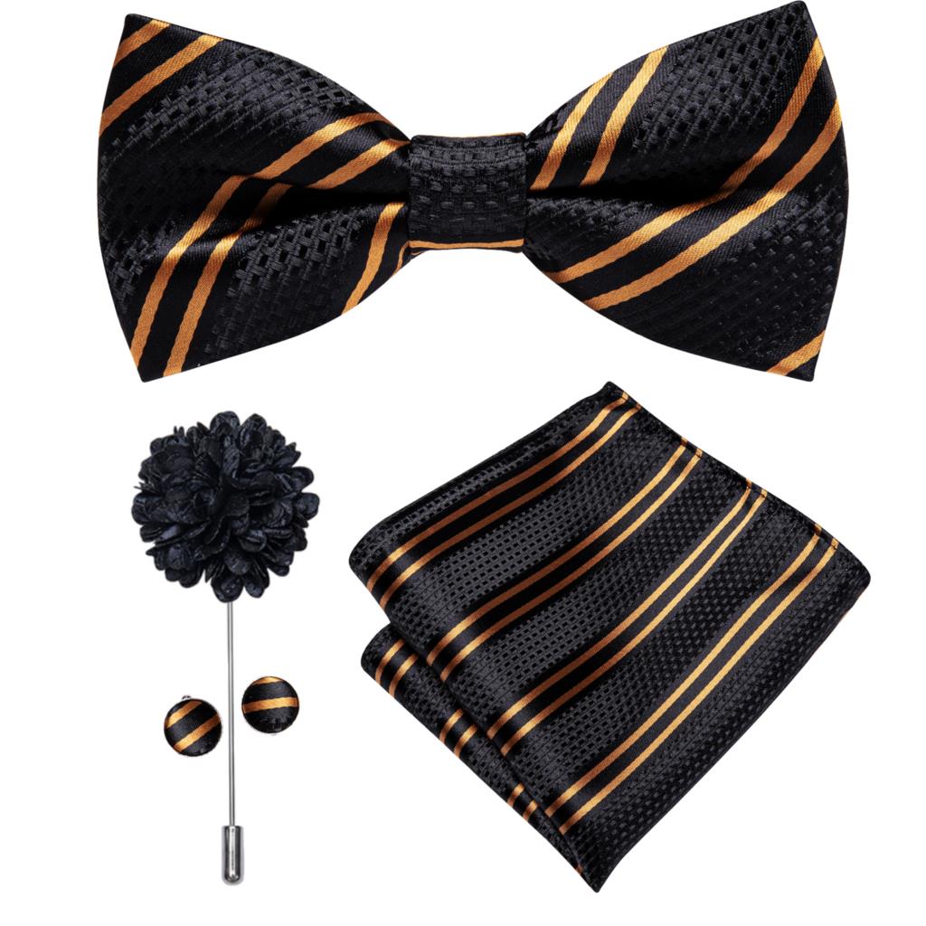 Butterfly Silk Tie Bow Tie Set